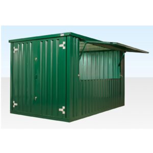Quiosco Plana Xl 4m (Ral6005) – Verde