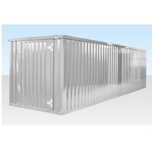 Paquete De Contenedor De 8m X 2.1m Enlace En Los Extremos (Galvanizado)